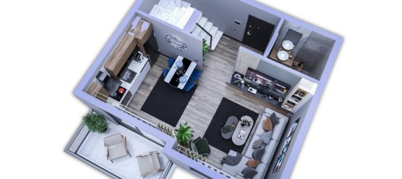 Penthouse 2+1 à Gazipasa, Turkey No. 22849 17