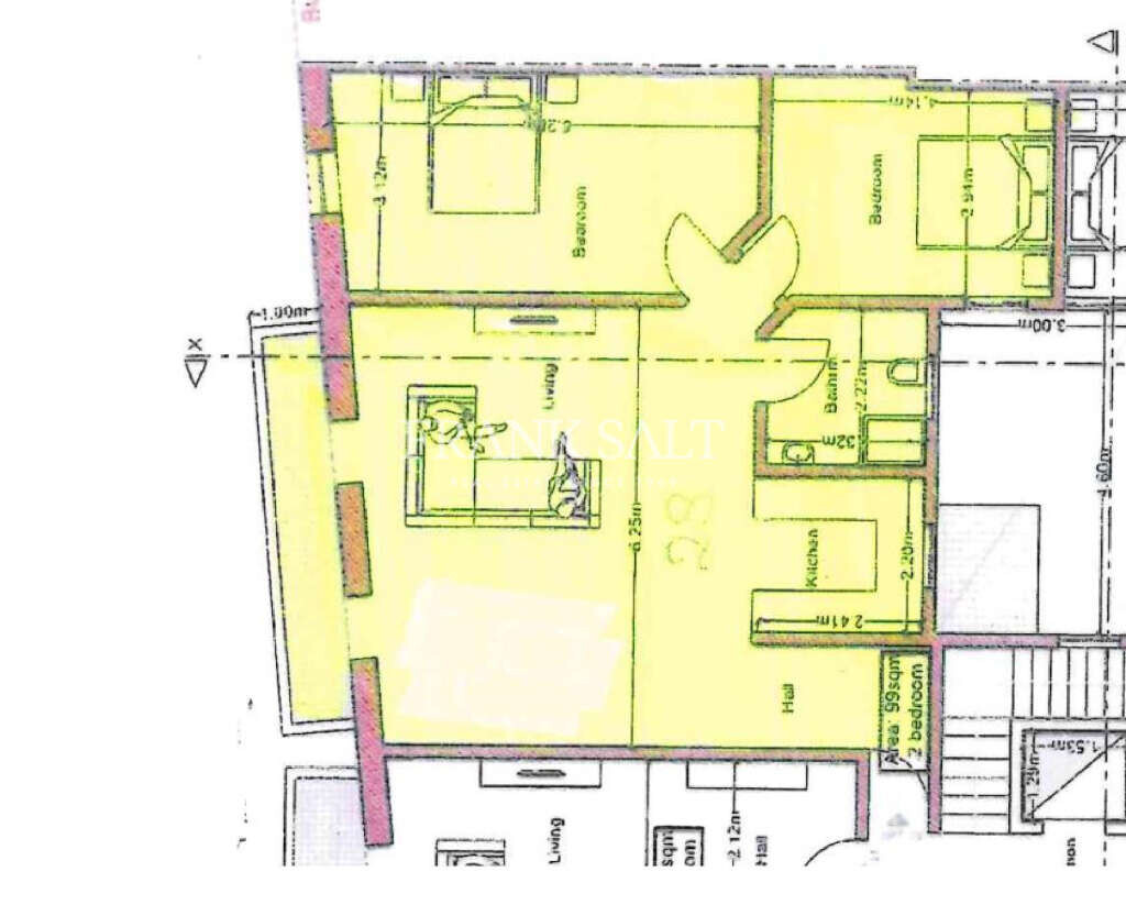 2 chambres Appartement à Marsalforn, Malta No. 1055