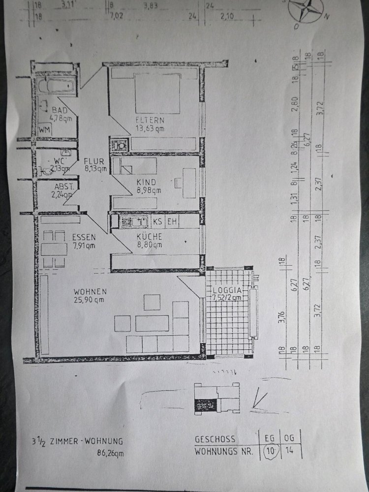 2 غرف نوم شقة في Ludwigshafen am Rhein, Germany رقم 318672