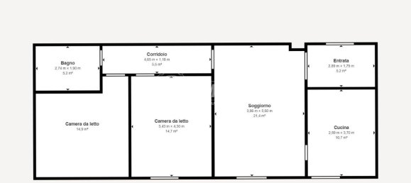 4 rooms Apartment in Rocca Grimalda, Italy No. 136213 25