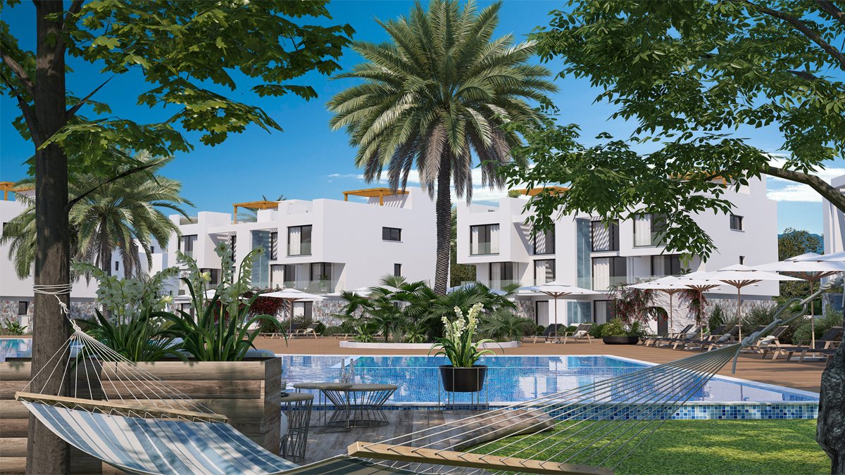 Apartamento de 1 dormitorio en Tatlisu, Northern Cyprus No. 13580