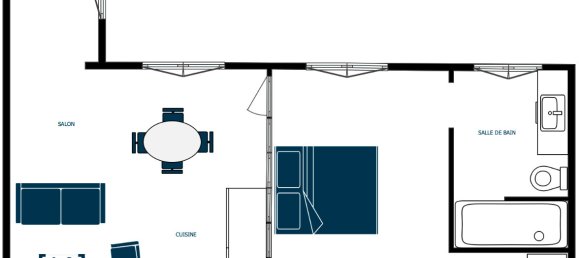 Apartamento de 1 dormitorio en Paris, France No. 183478 11