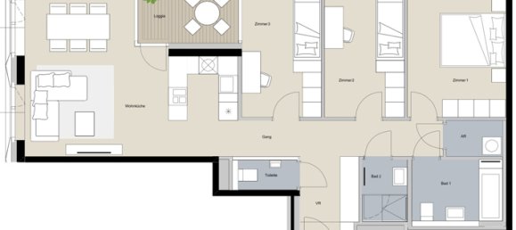 4-salle Appartement à Vienna, Austria No. 61502 11