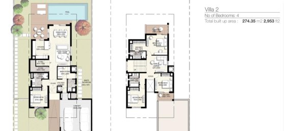 Вилла с 4 спальнями в Dubai South (Dubai World Central), ОАЭ № 4121 40