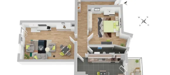 2 rooms Apartment in Gesundbrunnen, Germany No. 94513 14