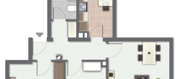 Квартира с 2 спальнями в Нюрнберг, Германия № 182964 9