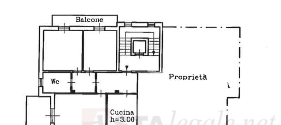 Квартира с 4 комнатами в Вогера, Италия № 202693 11