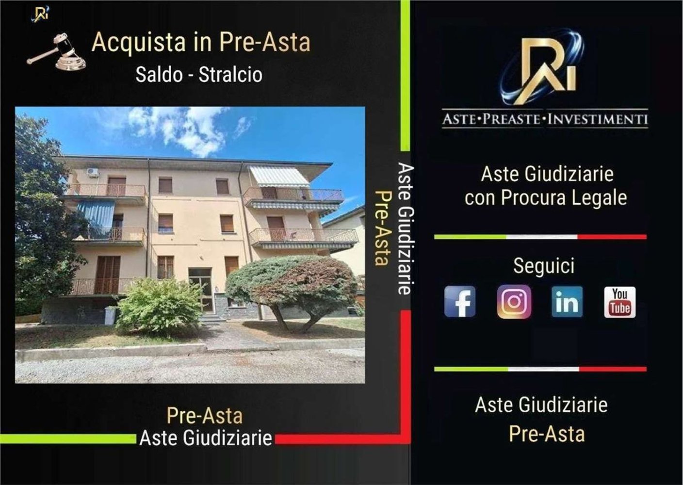 Квартира с 4 комнатами в Вогера, Италия № 202693