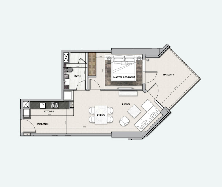 1 bedroom Apartment in Dubai, UAE No. 6874