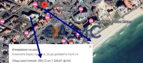 1 chambre Appartement à Sveti Vlas, Bulgaria No. 163 26