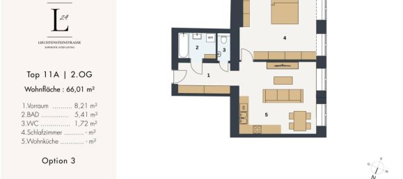 3غرفة بانتهاوس في Alsergrund, Austria رقم 136724 14