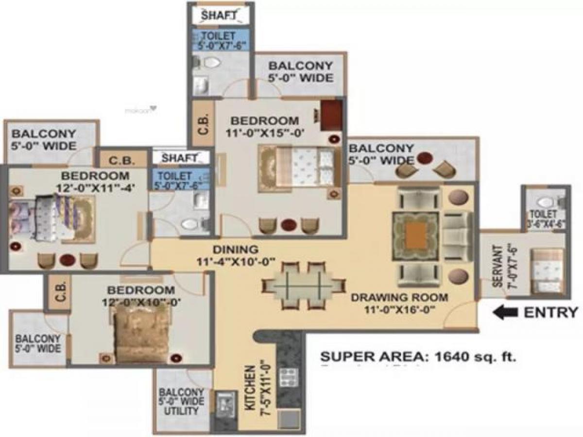 3 chambres Maison à Noida, India No. 67386