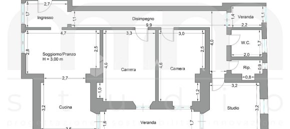 Квартира с 6 комнатами в Пескара, Италия № 25033 20