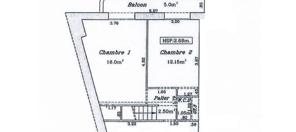 2 Schlafzimmer Doppelhaus in Paris, France, Nr. 174615 14
