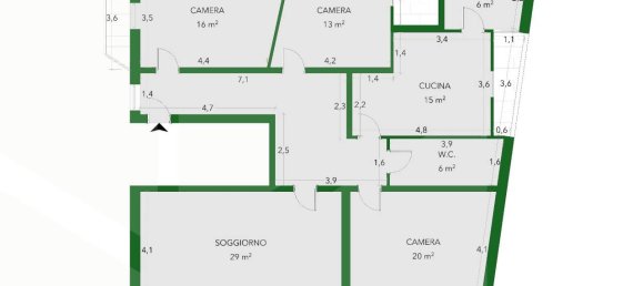 Casa de 4 habitaciónes en Bitetto, Italy No. 29361 2