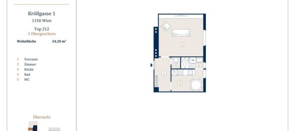 Studio in Rudolfsheim-Funfhaus, Austria No. 207413 11