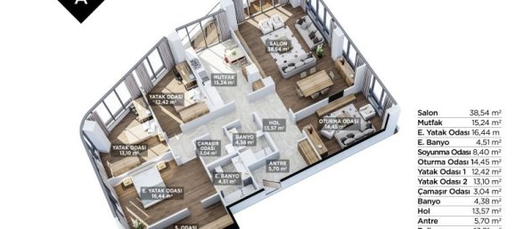 2 rooms Apartment in Umraniye, Turkey No. 26829 23