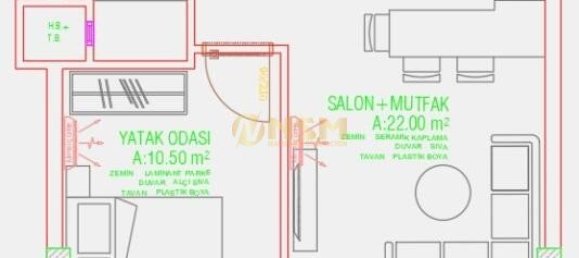 Appartement 1+1 à Alanya, Turkey No. 31087 12