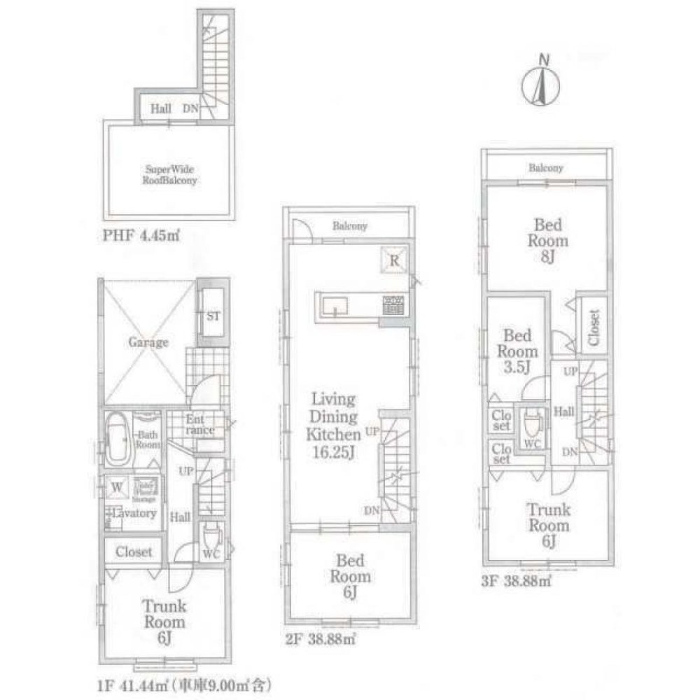 Casa T3 em Tokyo, Japan N.º 6281