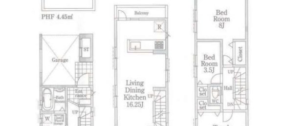 Casa T3 em Tokyo, Japan N.º 6281 2