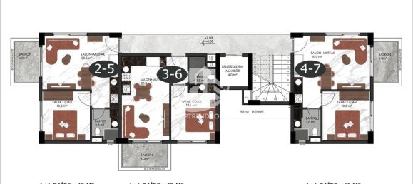 Apartment 1+1 in Oba, Turkey No. 10965 4