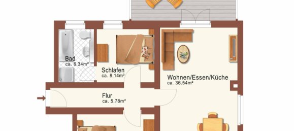 2 Schlafzimmer Wohnung in Vorpommern-Rügen, Germany, Nr. 167809 20