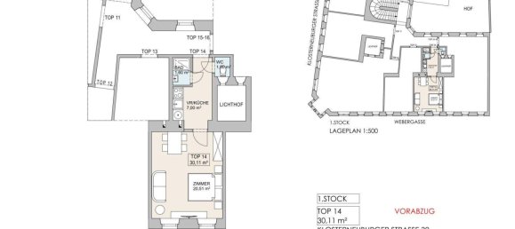 Studio in Brigittenau, Austria, Nr. 256173 17