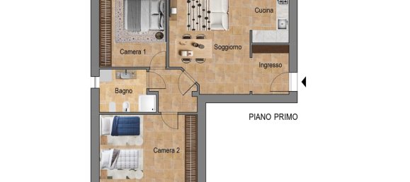2 Schlafzimmer Wohnung in Abbiategrasso, Italy, Nr. 271520 17