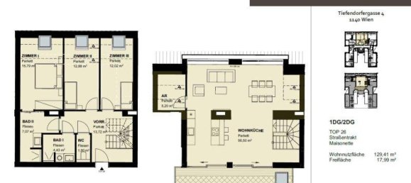 4 rooms Apartment in Penzing, Austria No. 141722 11