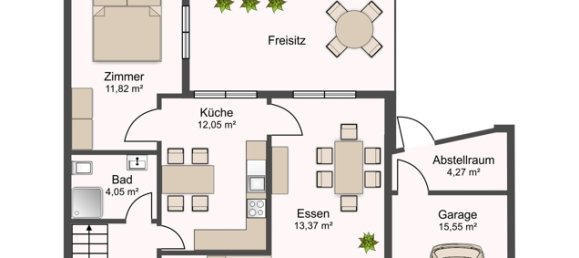Таунхаус с 2 спальнями в Хайдекрайс, Германия № 155598 23