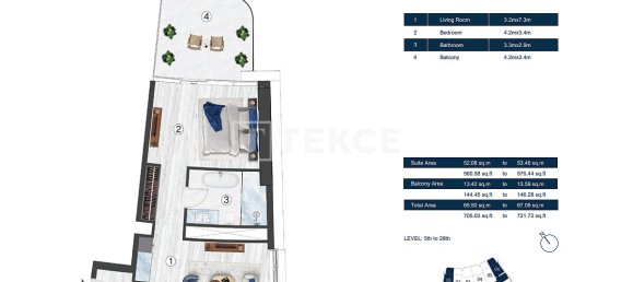 Studio for sale in Ras Al Khaimah, UAE № 123465 11