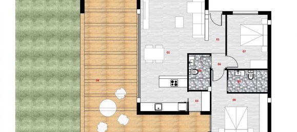 2 bedrooms Apartment in Amoros, Spain No. 6925 3