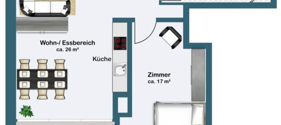 1 غرف نوم شقة في Frankfurt am Main, Germany رقم 364238 13