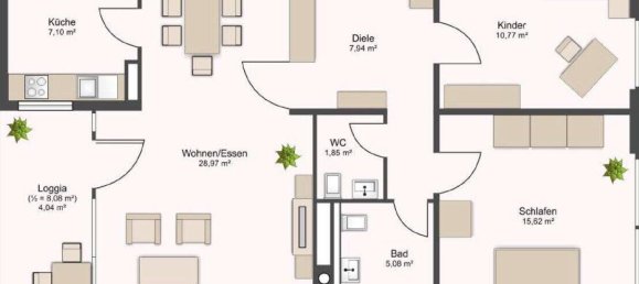 3 rooms Apartment in Munich, Germany No. 184239 16