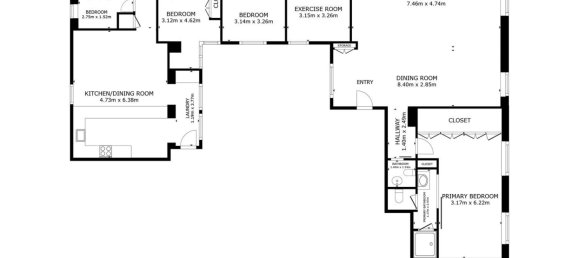 5 Schlafzimmer Wohnung in Madrid, Spain, Nr. 83005 5