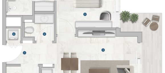 1 Schlafzimmer Wohnung in Sola Residences, Jebel Ali, UAE, Nr. 65452 2