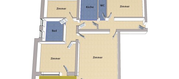 4 rooms Apartment in Lichtenrade, Germany No. 258582 9
