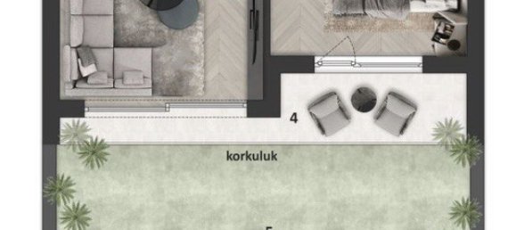 Квартира 1+1 в Анталья, Турция № 21436 12