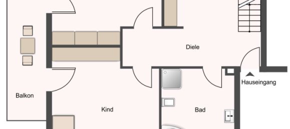 Дуплекс с 2 спальнями в Штутгарт, Германия № 14037 17