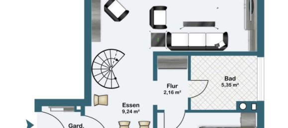 2 bedrooms Duplex in Schweinfurt, Germany No. 32605 9