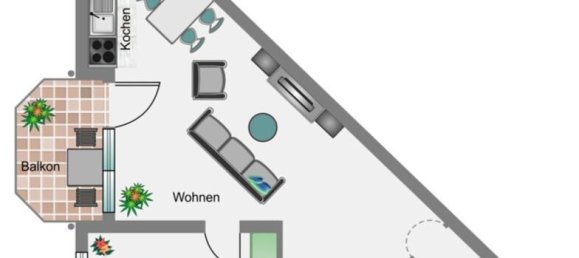 Квартира с 1 спальней в Кальв, Германия № 284924 10