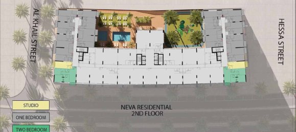 Apartamento de 1 dormitorio en NEVA RESIDENCES, Jumeirah Village Circle, UAE No. 60136 7