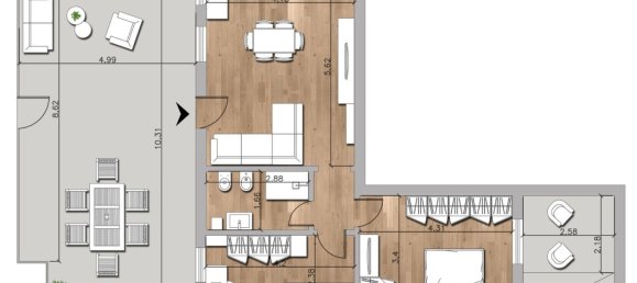 3 rooms Apartment in Ciampino, Italy No. 21777 22