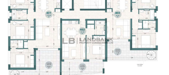 2 Schlafzimmer Penthouse in Agios Athanasios, Cyprus, Nr. 14115 2