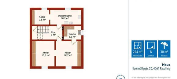 8-Zimmer Haus in Pasching, Austria, Nr. 246040 23