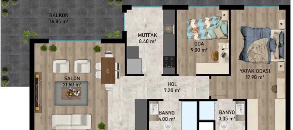 Apartment 2+1 in Aksu, Turkey No. 32783 12