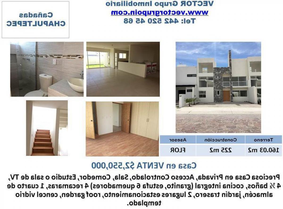 4 غرف نوم منزل في Queretaro, Mexico رقم 157884