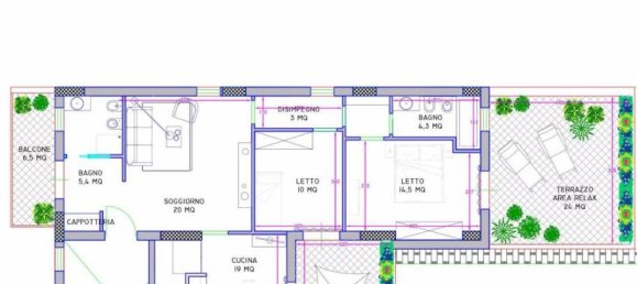 3-Zimmer Wohnung in Marigliano, Italy, Nr. 83083 7