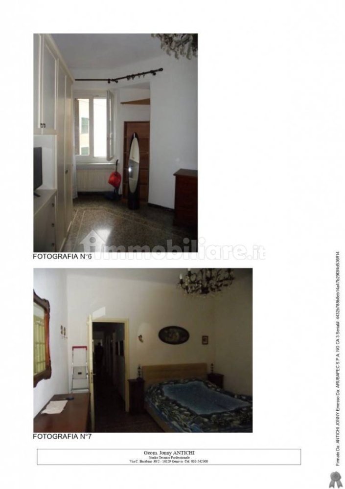 Apartamento de 3 divisões em Genoa, Italy N.º 371161