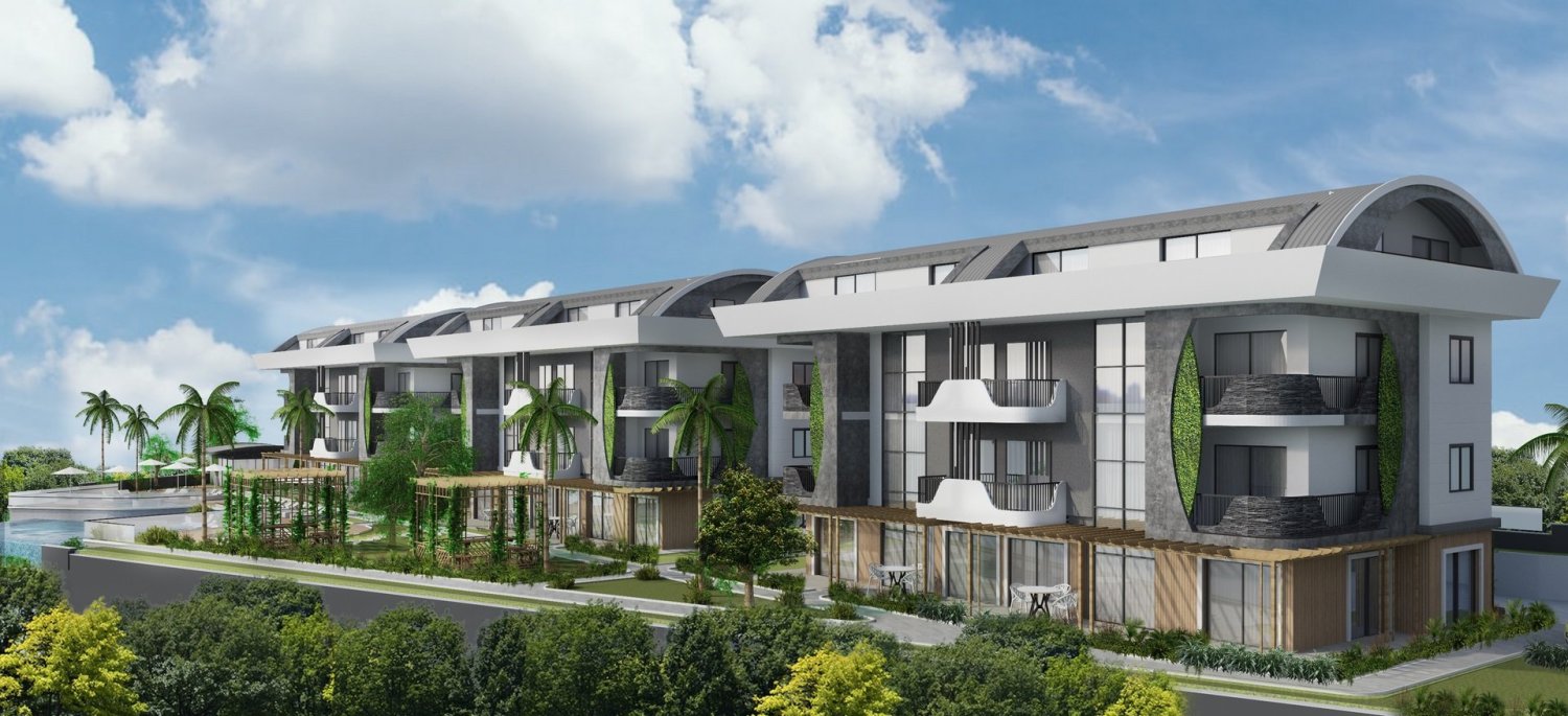 Apartamento 1+1 em Oba, Turkey N.º 13223